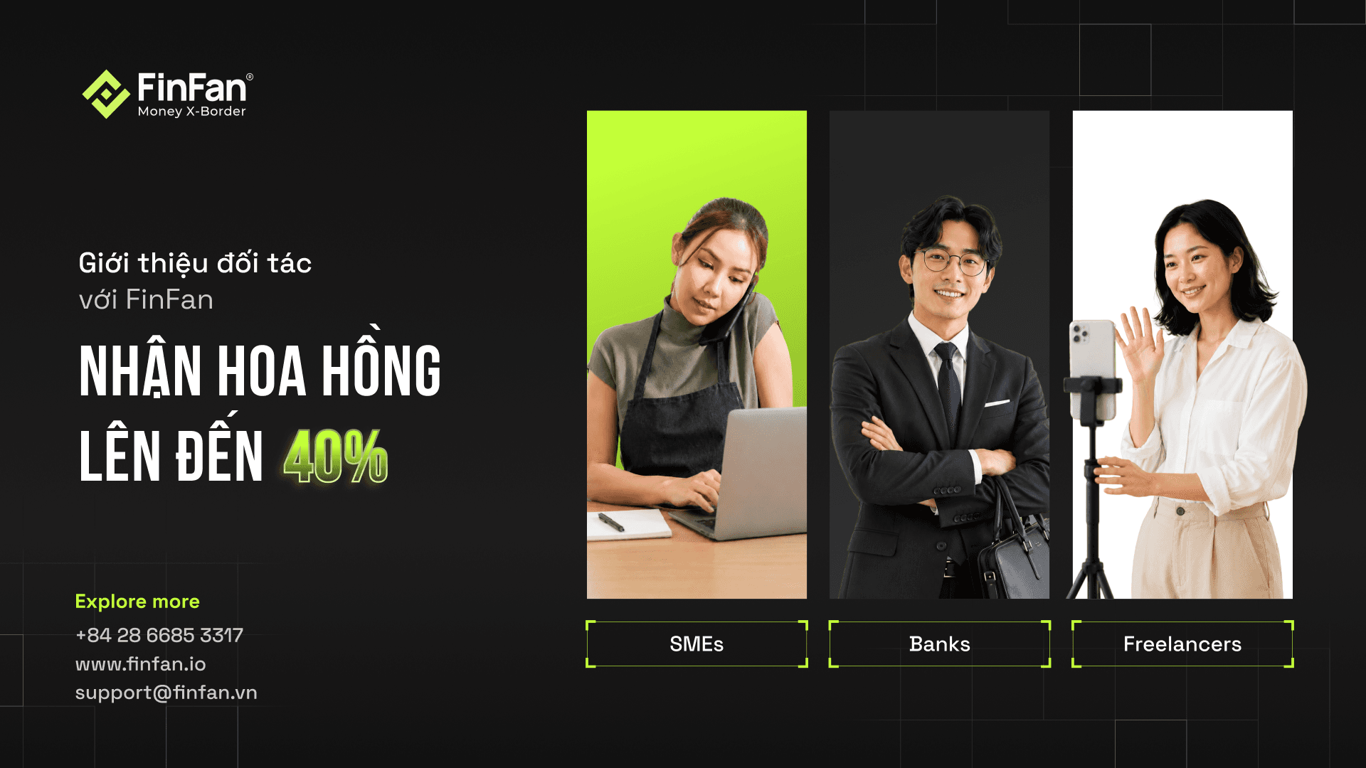 Giới thiệu đối tác cùng FinFan IRID: Chia sẻ doanh thu lên tới 40%