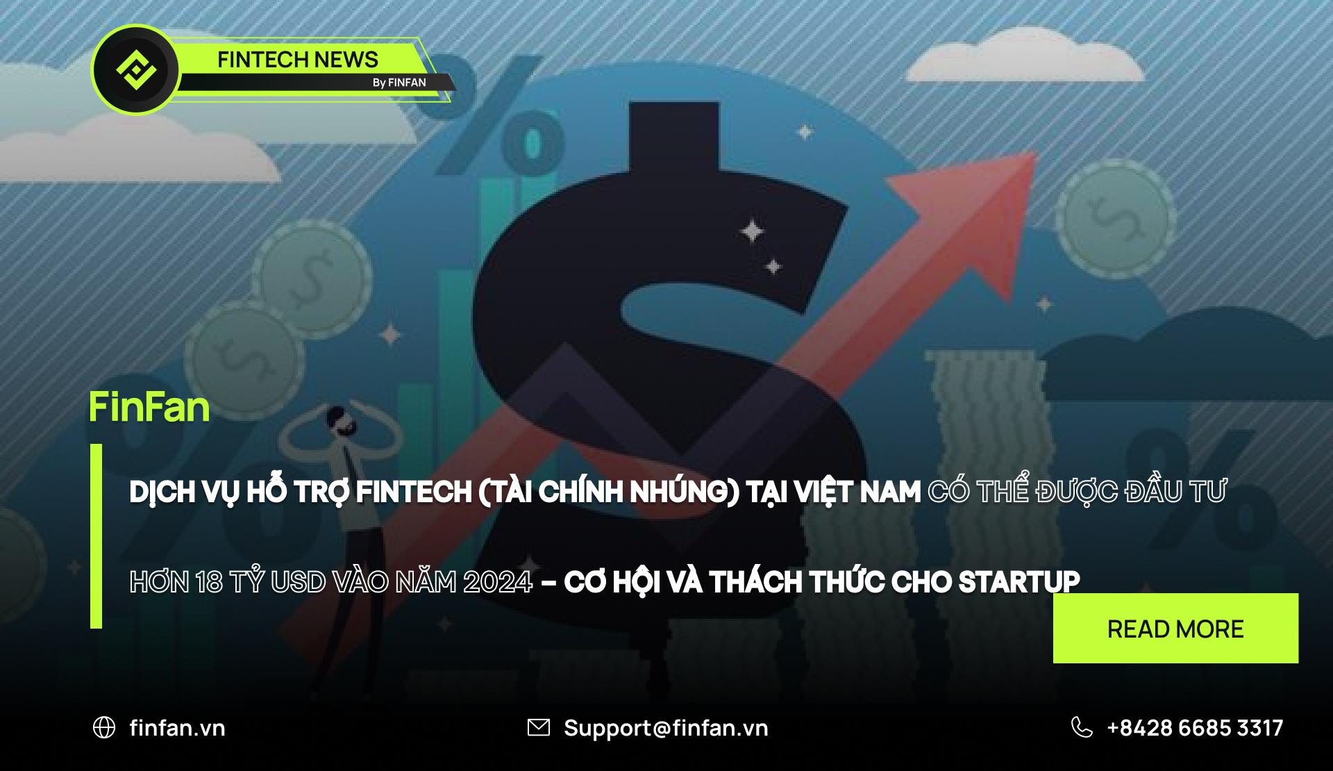 Dịch Vụ Hỗ Trợ Fintech (Tài Chính nhúng) Tại Việt Nam Có Thể Được Đầu Tư Hơn 18 Tỷ USD Vào Năm 2024 – Cơ Hội Và Thách Thức Cho Startup