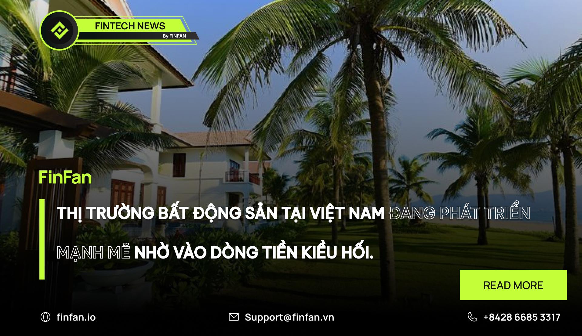 Thị trường bất động sản Việt Nam bùng nổ nhờ kiều hối