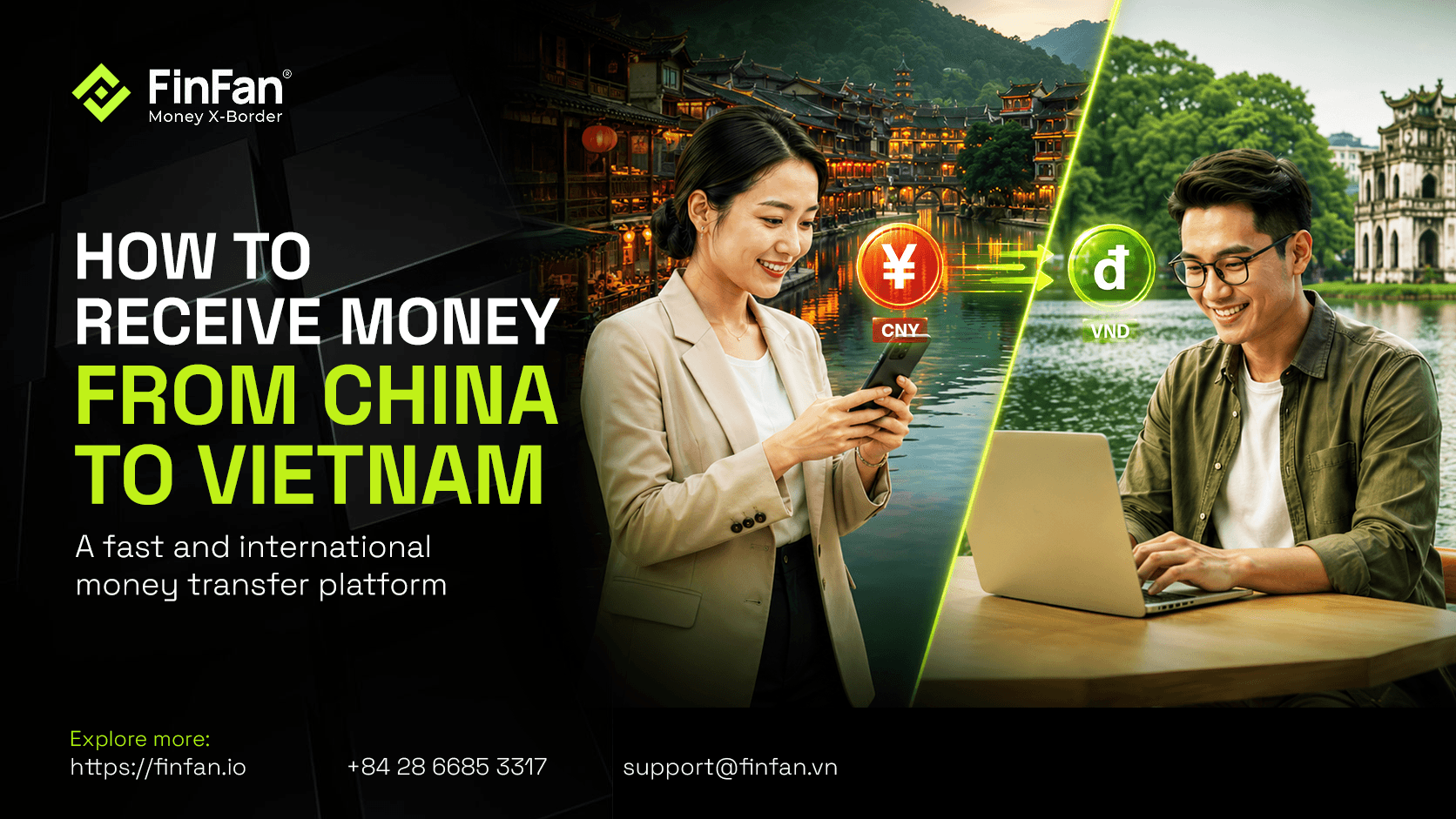 How to Receive Money from China to Vietnam?